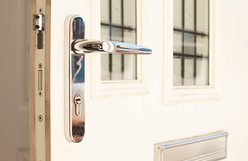 back door handles with lock