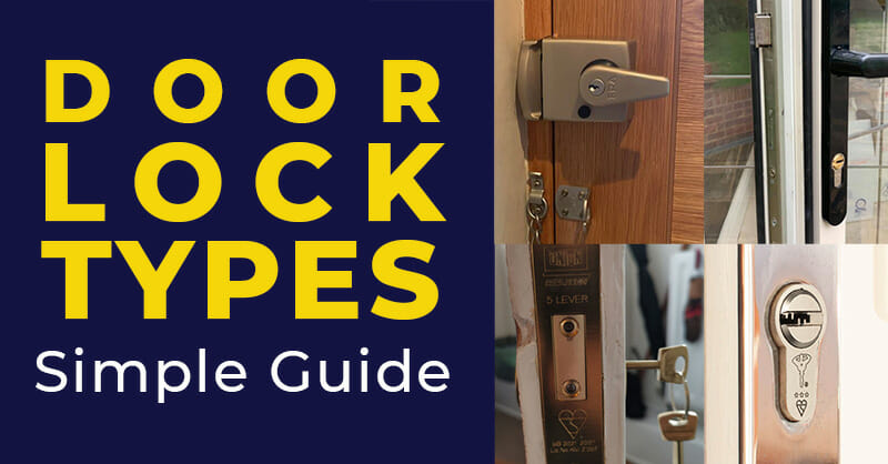 Elan Altea Door Handle Keyhole Lock Set Black Nickel Door Handles Lock Set Doors